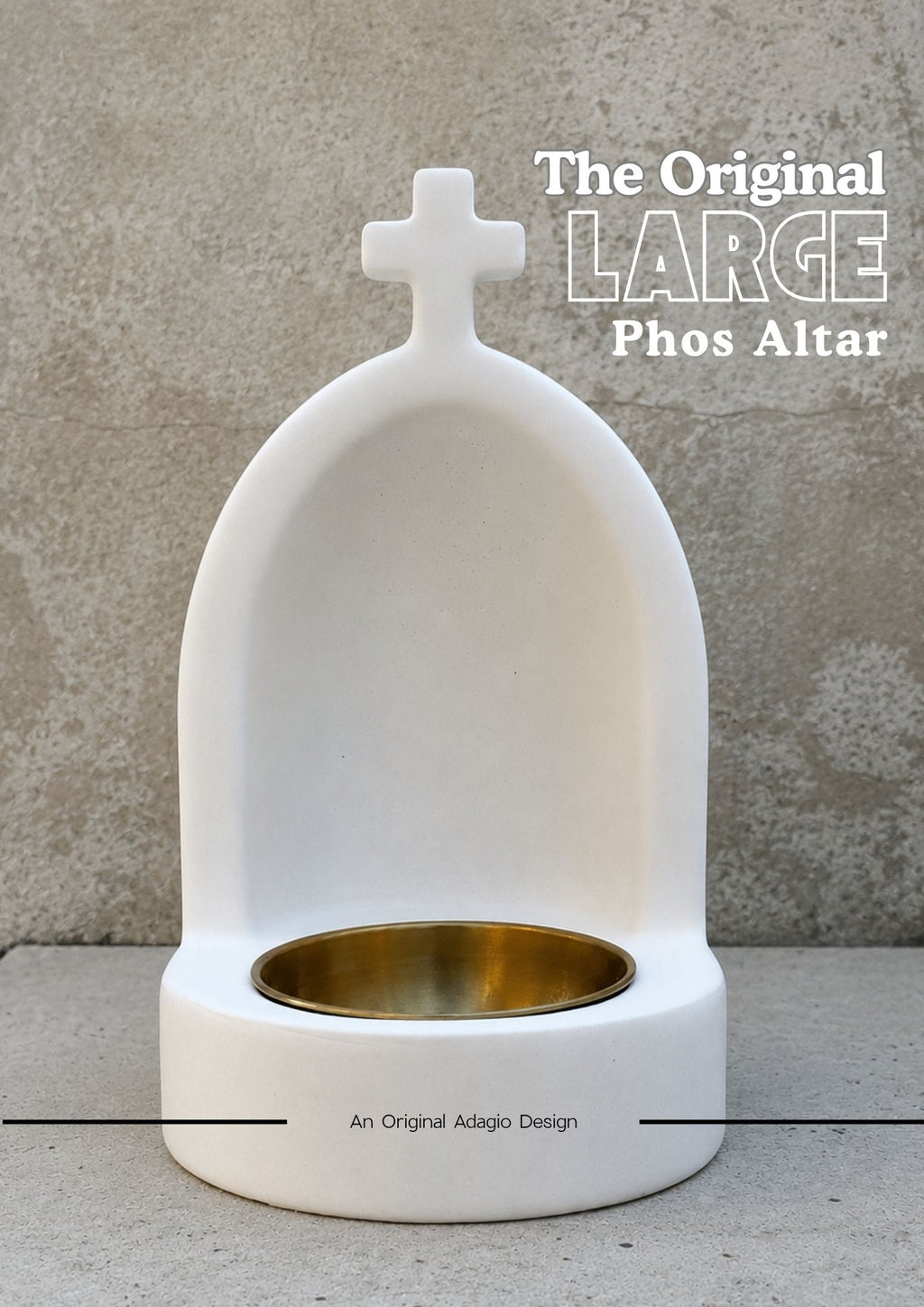 The Original Large Phos Altar in SMOOTH WHITE