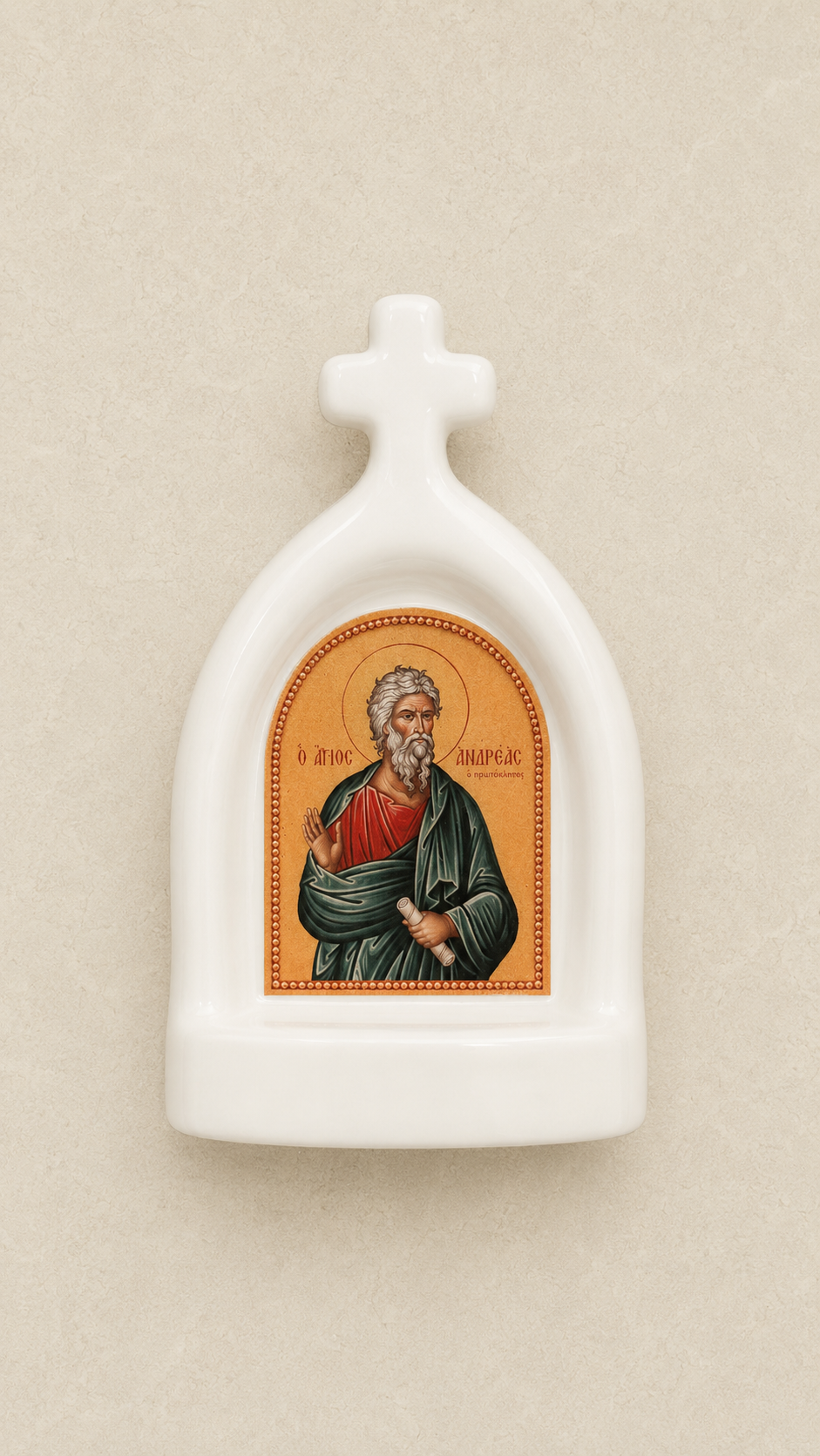 Saint Andrew sacred icon magnet